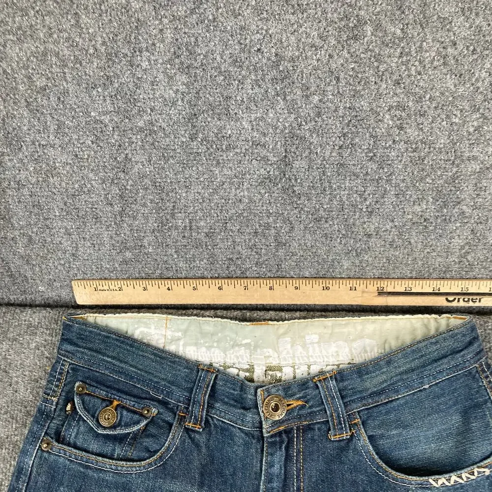 Casual Denim‎ Jeans Mens 30x32 Blue Straight Fit Medium Wash Zip Pocket Detail